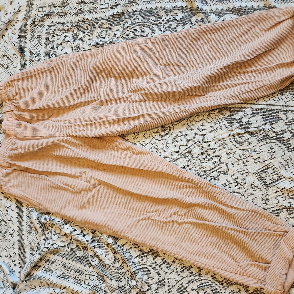 Urban Outfitters Pastel Pink Corduroy Pants